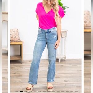 Judy Blue mid rise Dad Jeans 16w